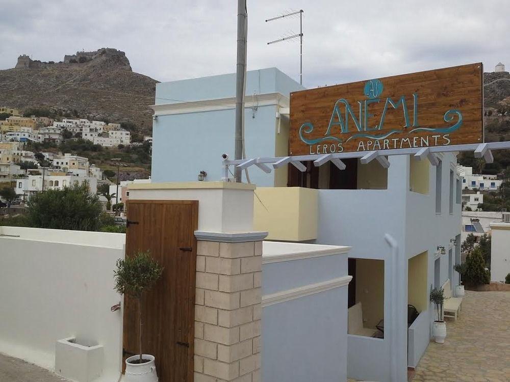 Anemi Leros Apartments Panteli المظهر الخارجي الصورة